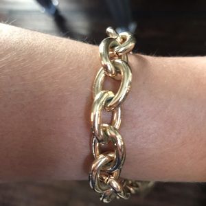 Costume gold bracelet worn once